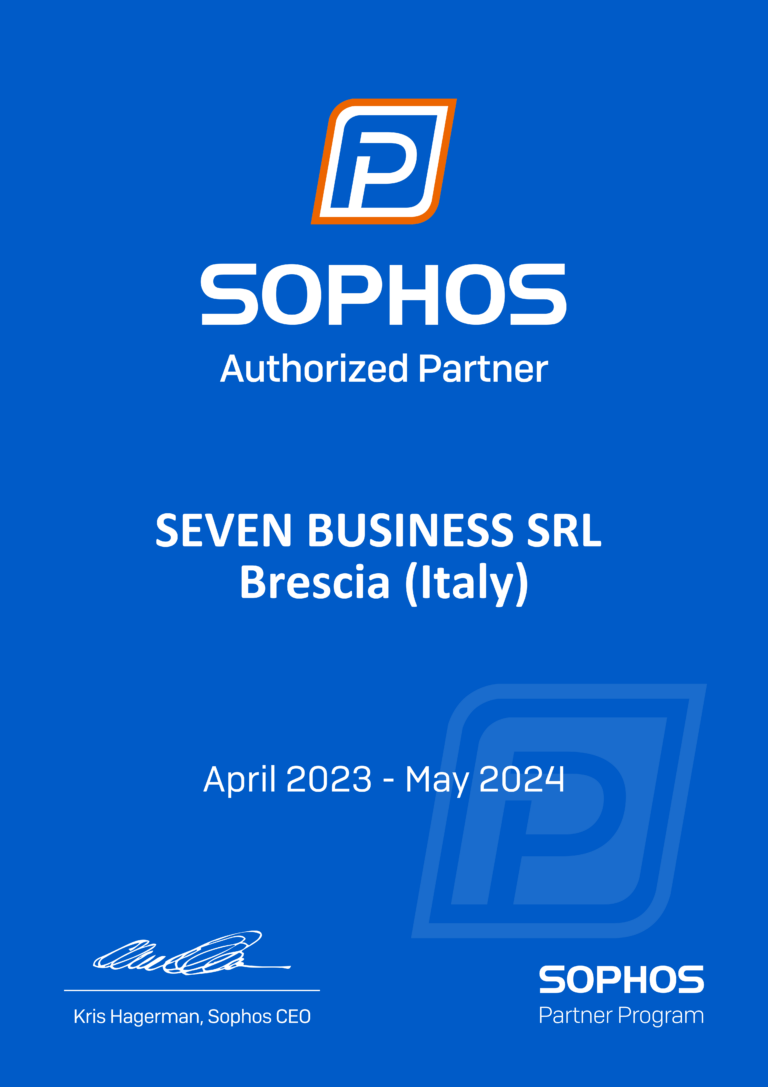 Sophos Authorized Partner | Seven Business Srl